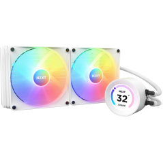 NZXT Kraken Elite 280 RGB Liquid Cooler 1-Pack - White 140mm | Ultimate Cooling Performance & Stunning Design